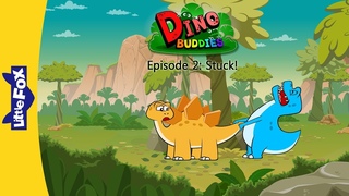 Dino Buddies 2 | Stuck! | Dinosaurs | Little Fox | Bedtime Stories