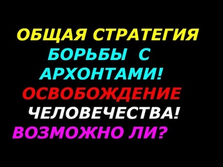 Общая стратегия борьбы с архонтами! Освобождение человечества! Возможно ли. Книга ЛЖИМИР №12