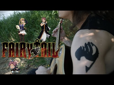 Fairy Tail Main Theme on acoustic guitar, , fingerstyle version, , free