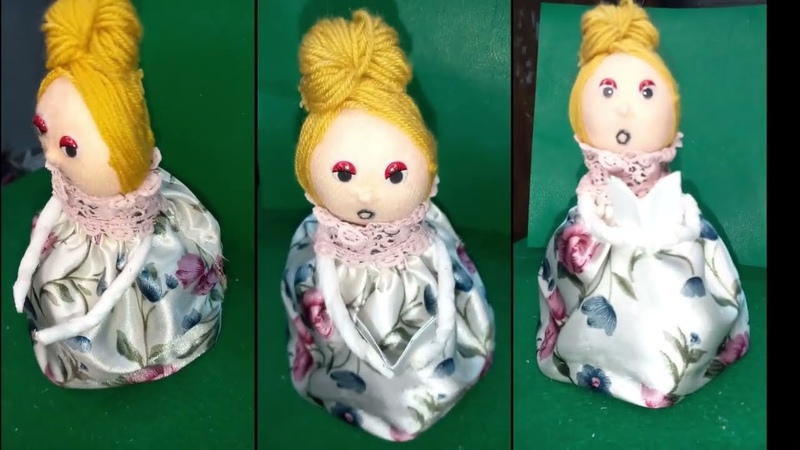 Tutorial paso a paso para hacer una muñeca (dama colonial) con retazos de tela y materiales