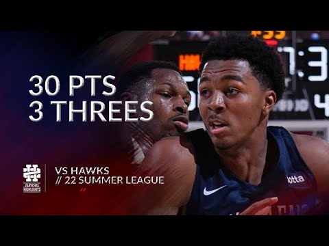 Trey Murphy III 30 pts 3 threes vs Hawks 2022 Summer
