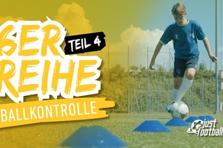 Fussballtraining: 6er Reihe Teil 4 - Ballkontrolle - Technik