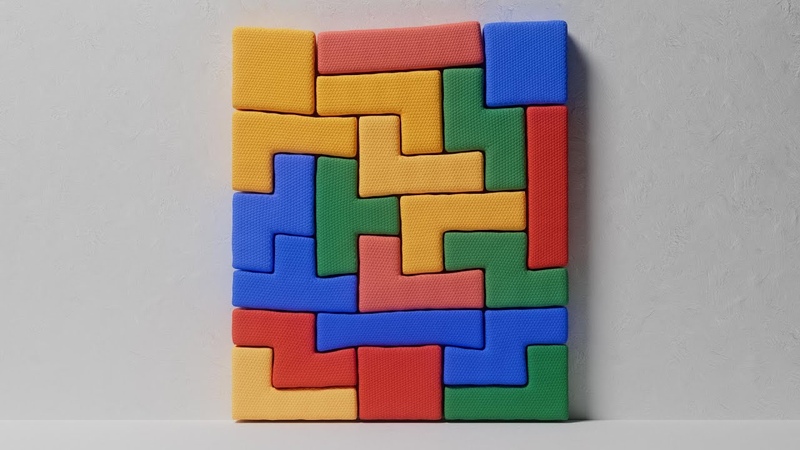 Soft Body Tetris in Cinema 4 D C4 D Tutorial ( Free