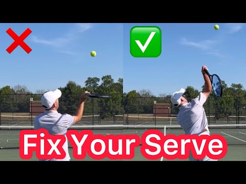 How To Hit A Perfect On Edge Tennis Serve ( No More Waiter s