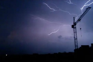 Heavy rain and lightning  Ternopil