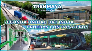 Con un 39% de obra, DRT de Campeche inicia las primeras pruebas de recorrido con pasajeros