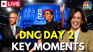 LIVE: DNC 2024 Updates | Highlights From Night 2 Of DNC 2024 | Barack Obama | Kamala Harris | N18G
