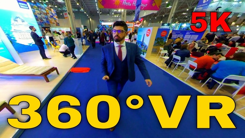 360 VR Romanian Tourism Fair Bucharest 2020 Visit Walking Virtual Tour 5 K 3 D Virtual Reality HD 4