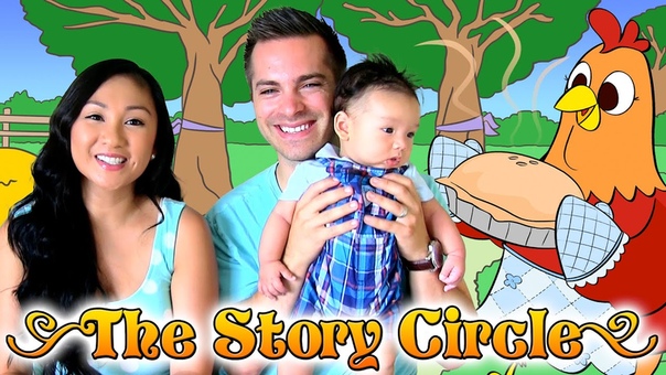 Kids English, The Little Red Hen w, April Justin TV Story Circle at Cool