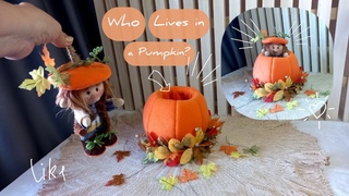 Who Lives in a Pumpkin Making a Mini Gnome, Pumpkin Candy Holder
