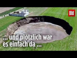 Einwohner sind ratlos: Hier klafft das Das grte Loch von Mexiko