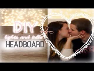 DIY Room Decor: Lights and Tulle Headboard with Jerry!