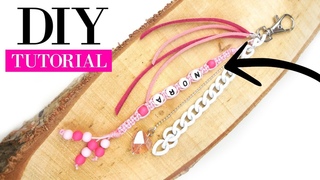 How to make a Macram Keychain -  DIY Video Jewelry Making Tutorial