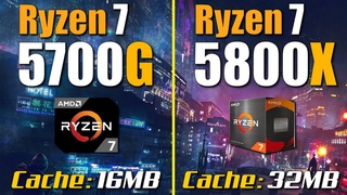 Ryzen 7 5700G vs. Ryzen 7 5800X | RTX 3090