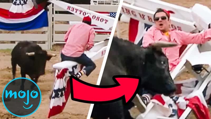 Top 10 Jackass Stunts With An Unpredictable