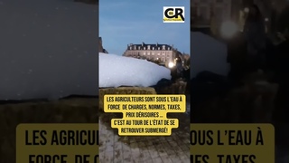 Soire mousse organis par les agriculteurs ! devant la prfecture  #manif #agriculteurencolere