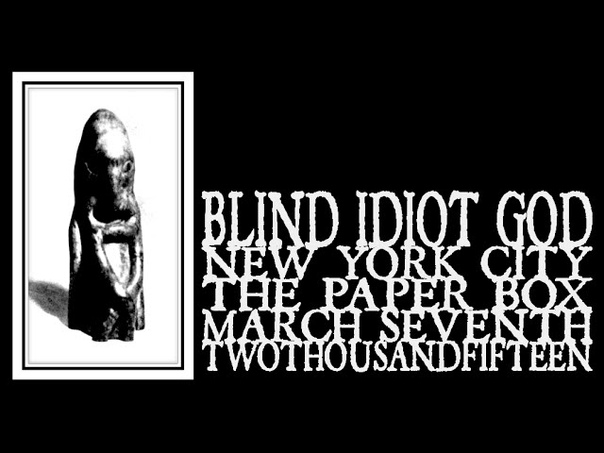 Blind Idiot God Paper Box