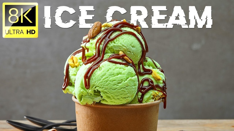 Delicious Ice Cream Collection in 8 K ULTRA HD (60 FPS), Satisfying Film With Relaxation