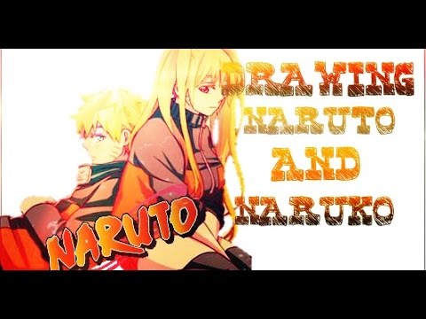 Drawing22 Drawing Naruto and Naruko ( NARUTO