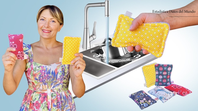 3 Washable And Reusable Ecological Sponges For 10 Minutes, Estadistica Datos Del