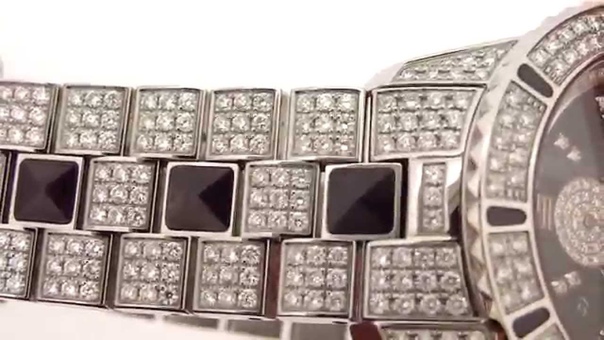 Dior Christal Watch 910 Diamonds $64,200 