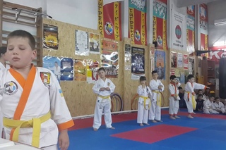 Аттестационный экзамен  г. по каратэ в клубе Тигренок ч 6
