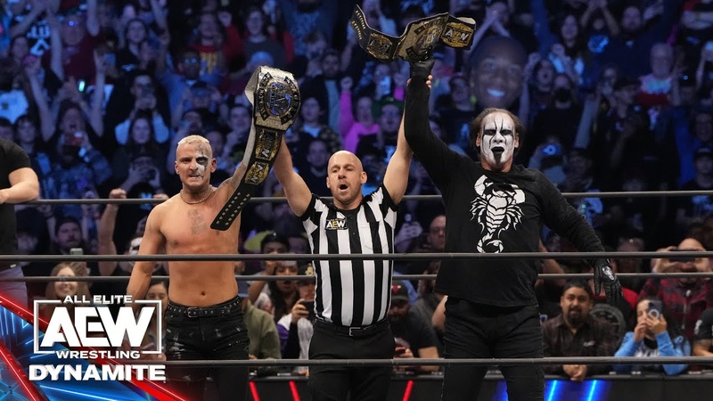WITNESS HISTORY The Icon Sting Darby Allin win the AEW World Tag Titles , 2, 07, 24, AEW