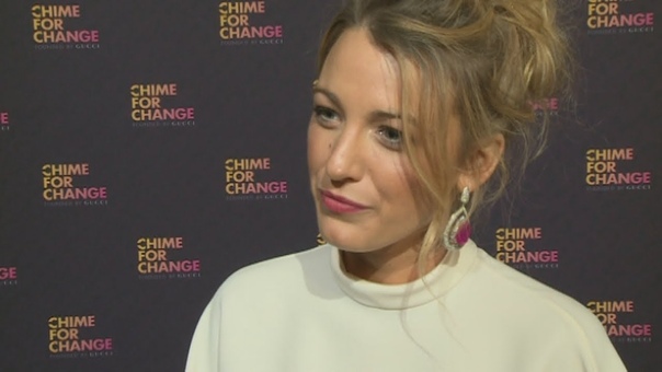 Chime For Change: Blake Lively reveals her love of Beyonce and who her female role models