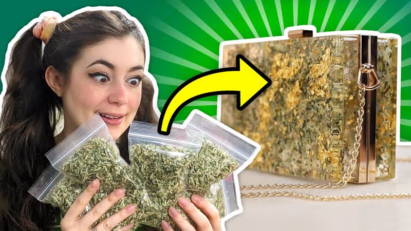 DIY Resin Purse Made of Money