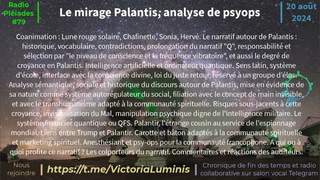 Radio Pliades #79 - Le mirage Palantis, analyse de psyops