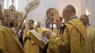 Литургия Архиерейским чином фрагменты  18 08 24