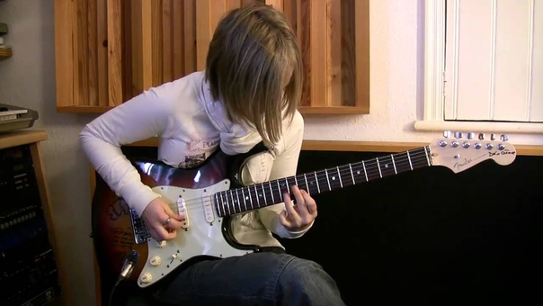 16 year old Guitarist JESS LEWIS plays incredible version of Feeling Fine by Alex