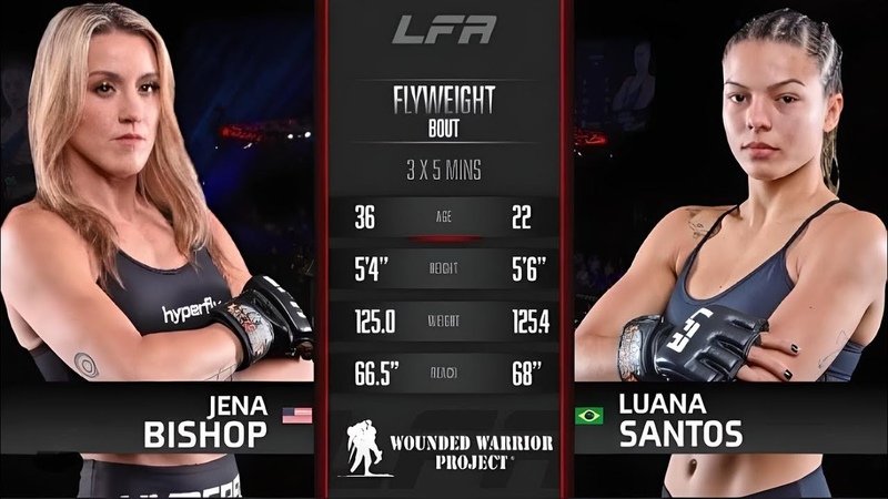 Luana Santos vs Jenna Bishop, FULL FIGHT, LFA