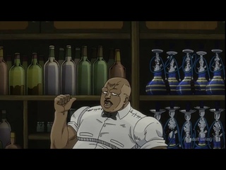 JoJo: Manly way of drinking an iced tea(Eng Dub)