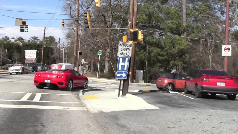 Running Errands in a Ferrari 360