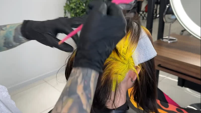 Окрашивание Billie Eilish Билли Айлиш. Часть