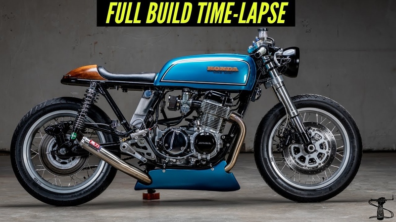 Honda CB750 Ultimate Cafe Racer Build Timelapse, The Club Sport CB750 Built By Mile Zero