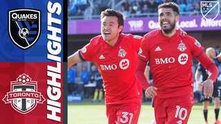 San Jose Earthquakes vs. Toronto FC | Incredible Free Kick Goal! | MLS FOOTBALL HIGHLIGHTS