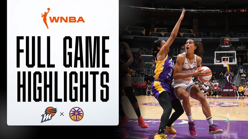 PHOENIX MERCURY vs. LOS ANGELES SPARKS, FULL GAME HIGHLIGHTS, July 4,