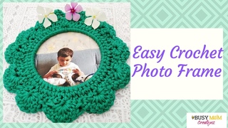 Easy Crochet Photo Frame For Beginners