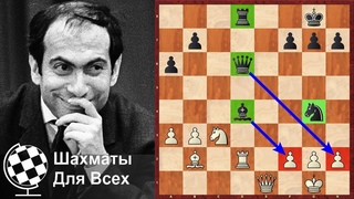 Шахматы. Михаил Таль. ПРОРЫВ в центре и АТАКА НА КОРОЛЯ!