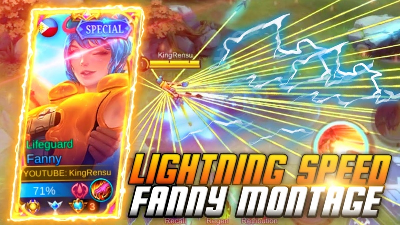 FANNY MONTAGE BY KINGRENSU , LIGHTNING SPEED ,