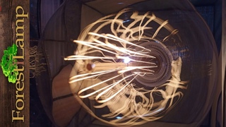 Любая девушка оценит)) СВЕТИЛЬНИК С  лампой Эдисона - Stained glass lamp