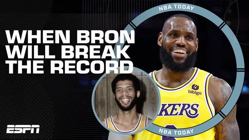 Le Bron will break Kareems record against the Bucks Tristan Thompson, NBA