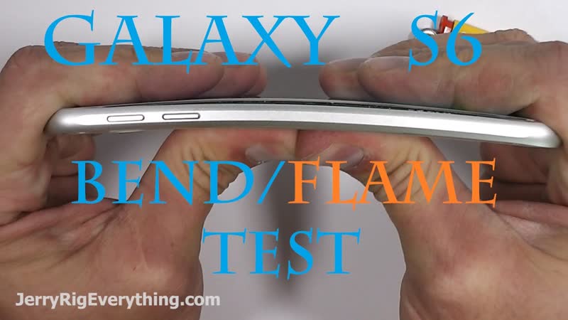Galaxy S6 FIRE test, Bend Test, Scratch
