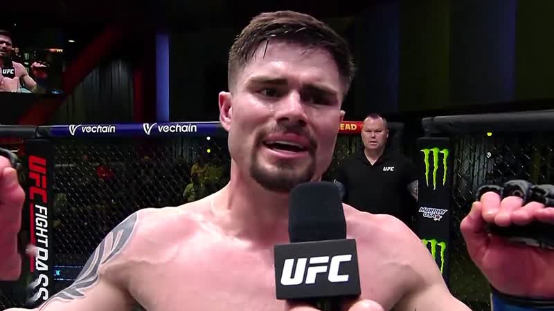 Trevor Peek Octagon Interview, UFC Vegas