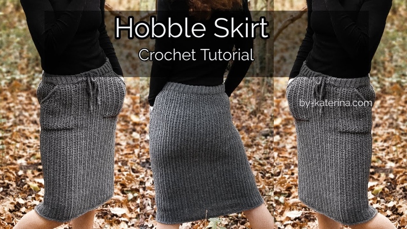 Hobble Skirt. Crochet