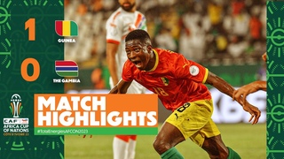HIGHLIGHTS | Guinea  The Gambia #TotalEnergiesAFCON2023 - MD2 Group C