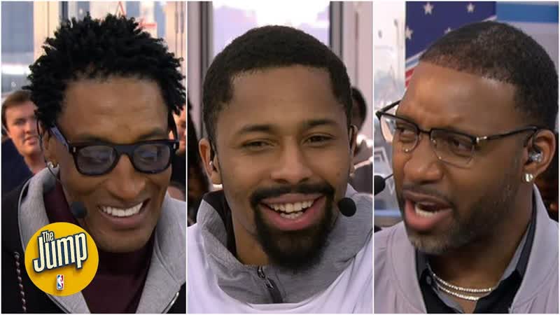 Spencer Dinwiddie reacts to Tracy and Scottie doubting hell win the Skills Competition, The