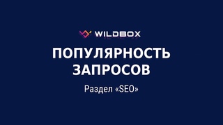 Популярность запросов. Работа с разделом SEO в сервисе аналитики
